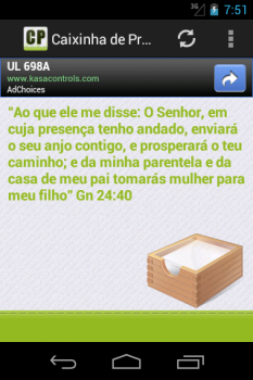 Caixinha de Promessas para Android